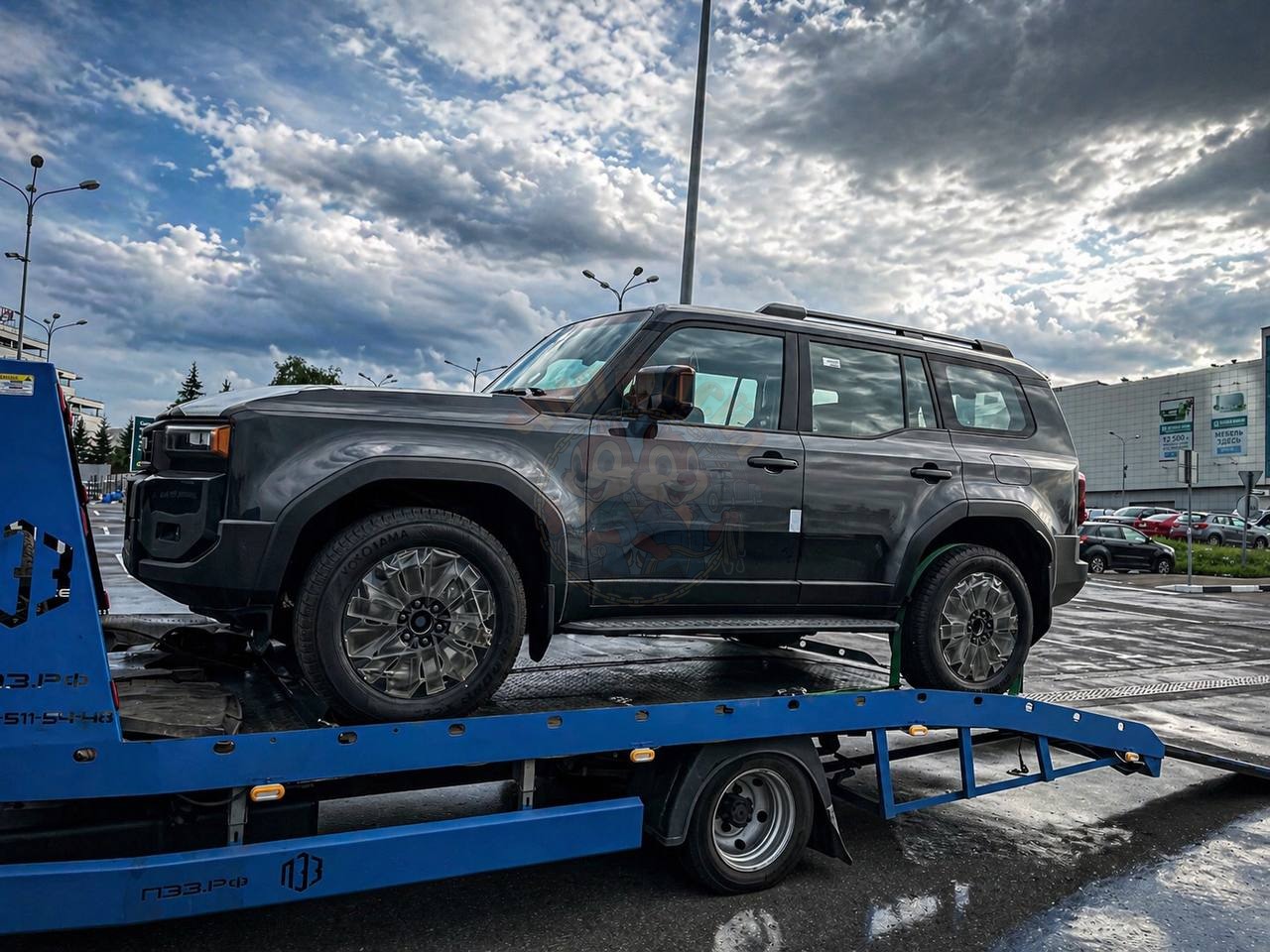 Погрузка автомобиля, реальная работа
